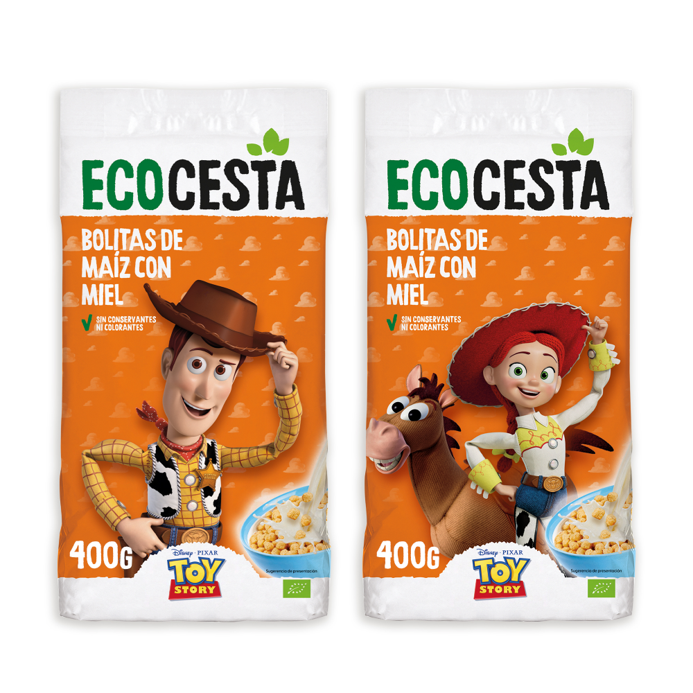 Bolitas De Maiz con Miel Bio Kids edición Disney Ecocesta 400 gr