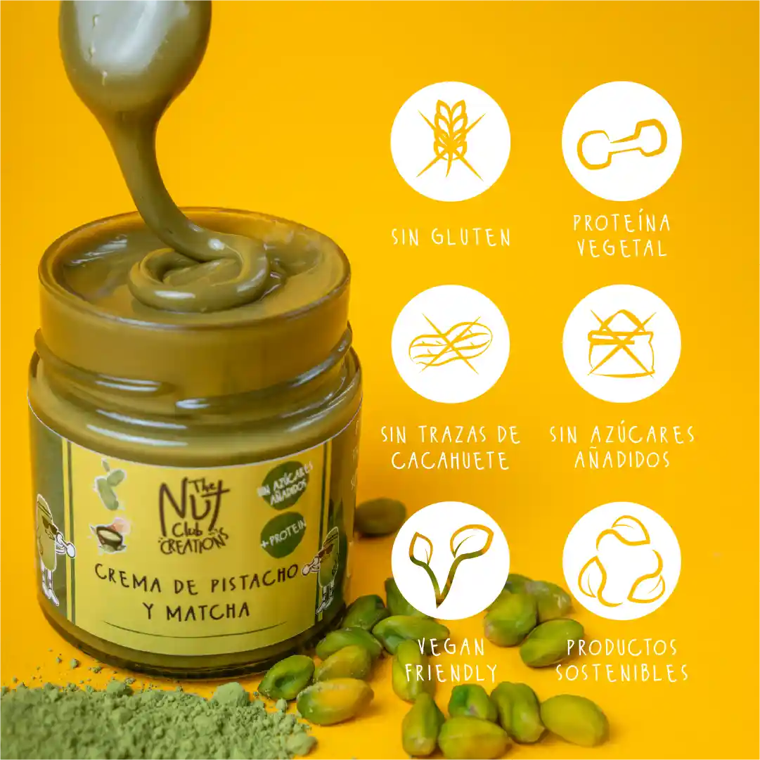 Crema De Pistacho Y Matcha