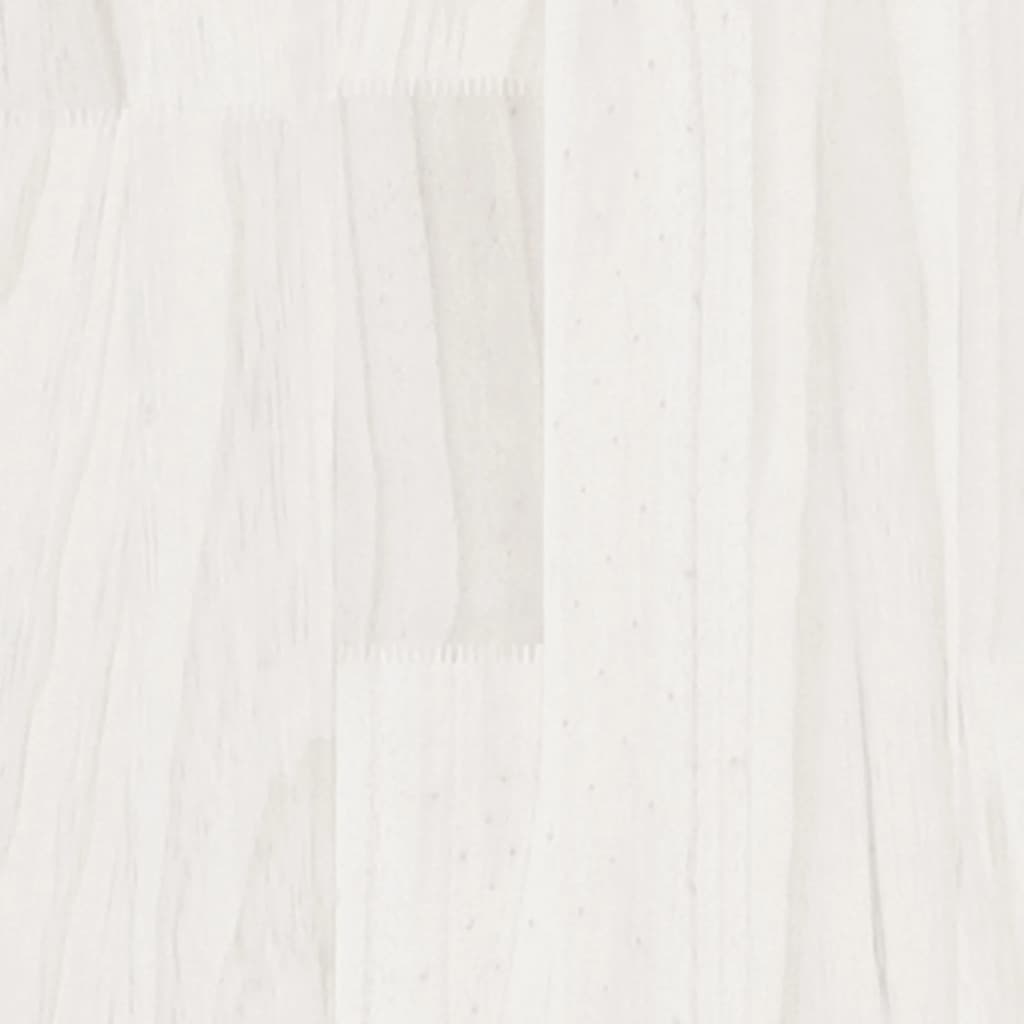 Mesitas De Noche 2 Uds Madera Maciza Pino Blanco 40x30,5x35,5cm_4