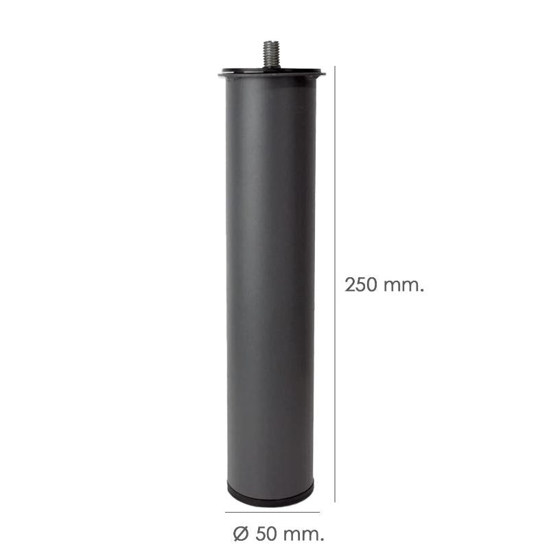 Juego Patas Somier Redondas (4 Unidades) Ø 5 X 25cm.