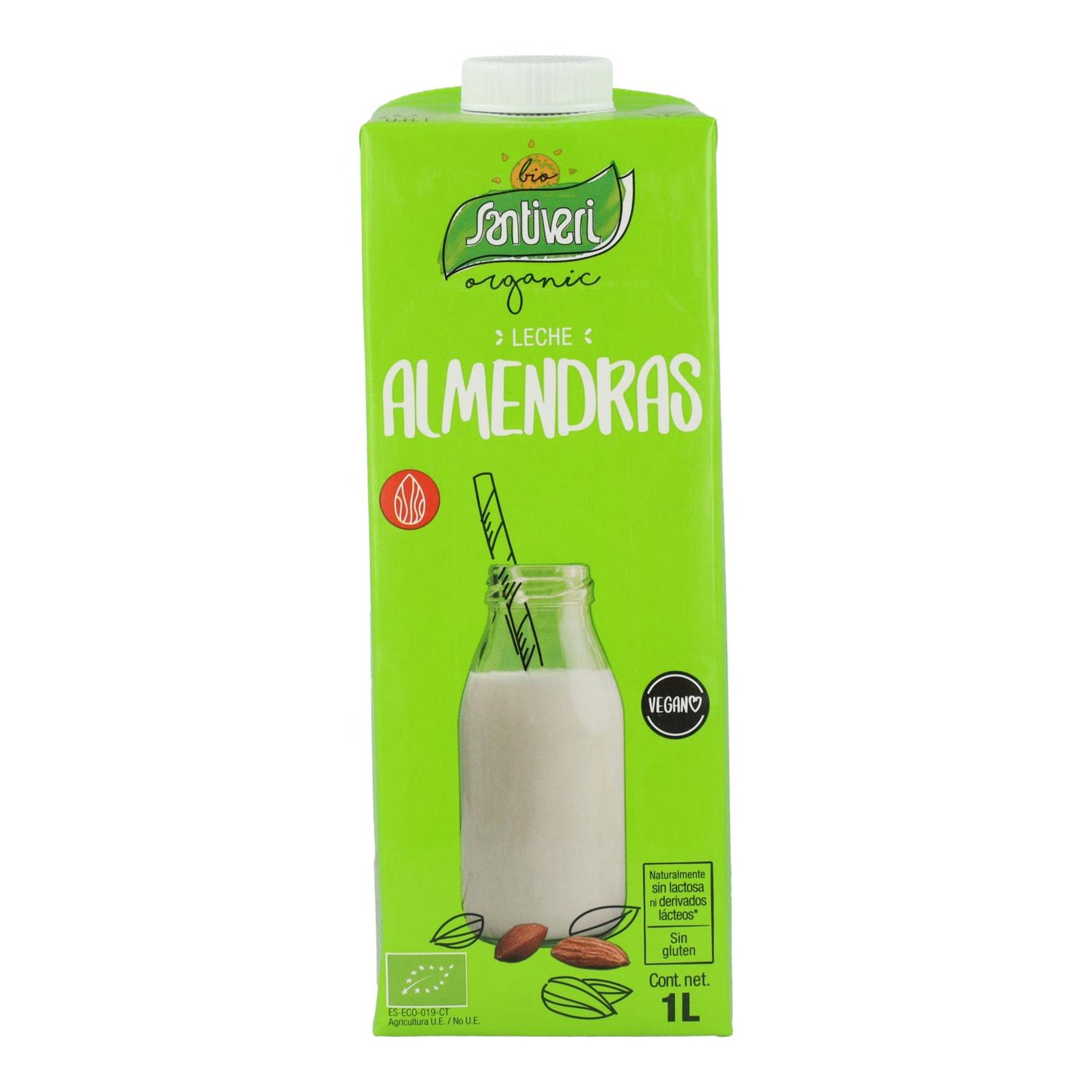 Leche Almendras Bio Santiveri 1 L