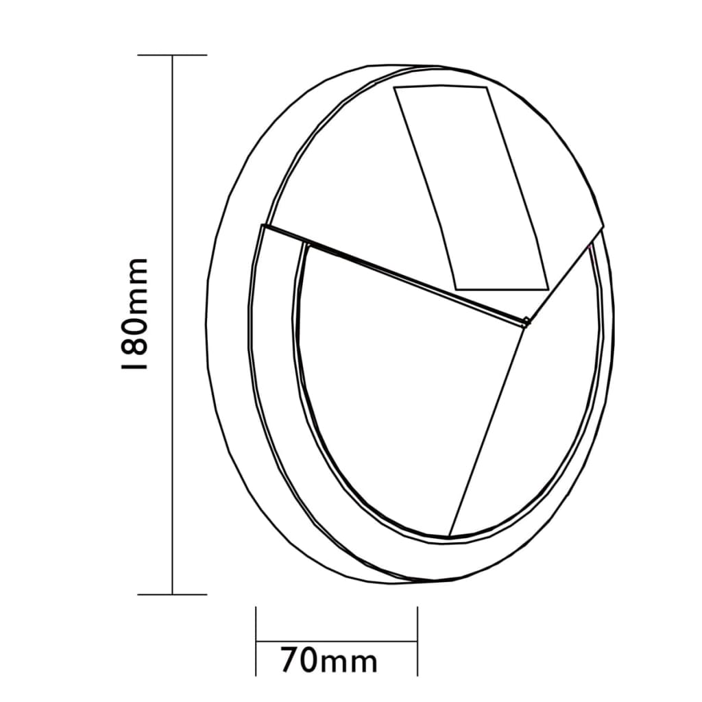 Aplique Solar Pasadena Luxform