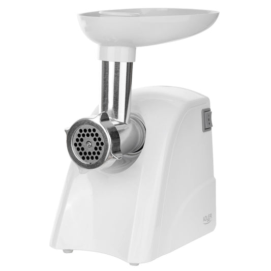Picadora De Carne Eléctrica, Embutidora Salchichas, 3 Discos Corte, Cuchilla Acero Inoxidable Adler Ad4803