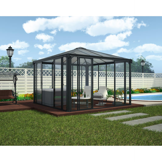 Cenador Gazebo cerrado Ledro 360x360 cm