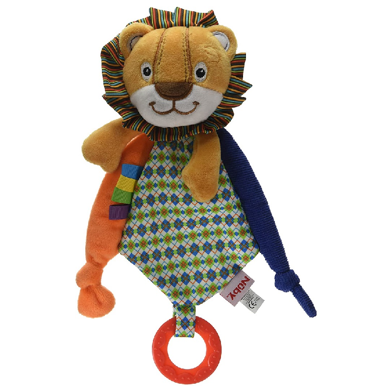 Mantita Mordedor Zorro y Erizo Nuby