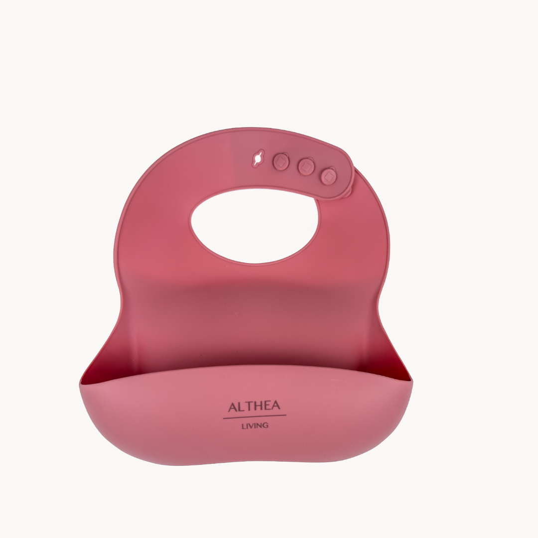 Vajilla De Silicona Orgánica - 8 Piezas - Rosa Profundo._3