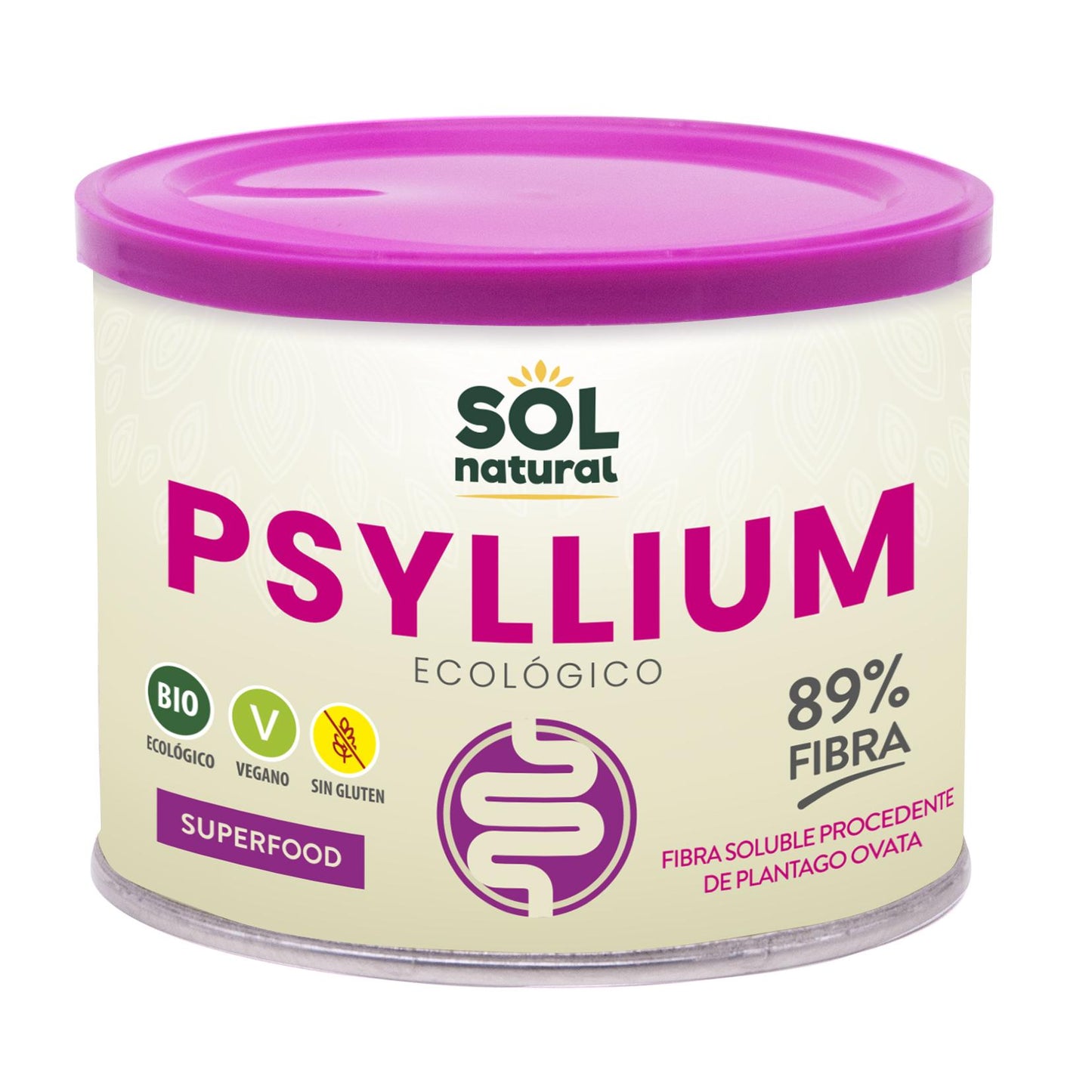 Psyllium en polvo Ecológico Sol Natural 200 g