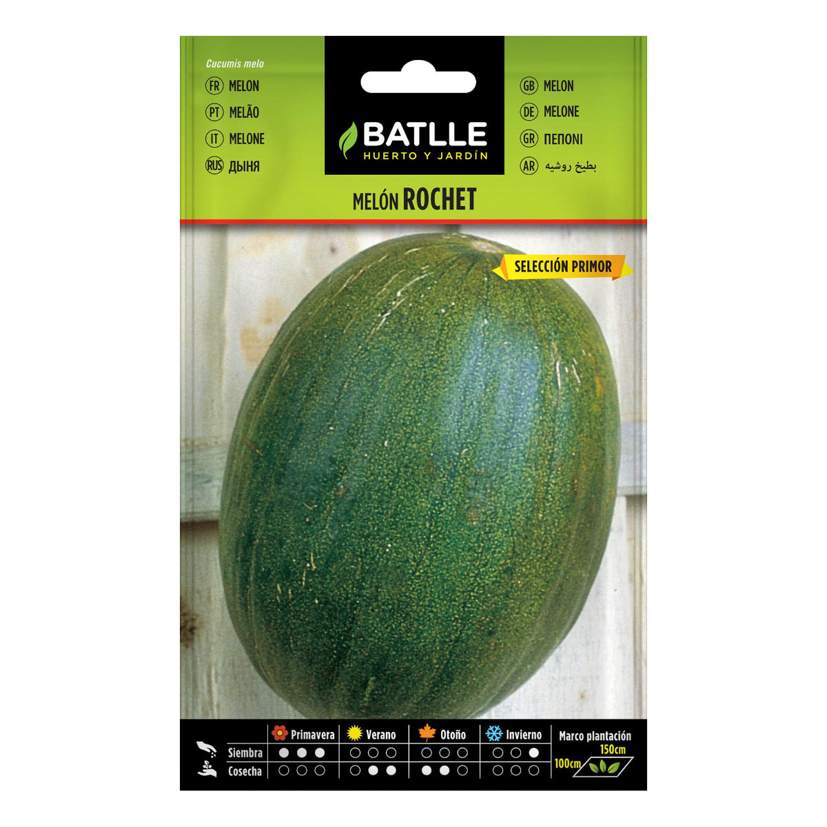 Semillas de  Melón Rochet sel. Primor