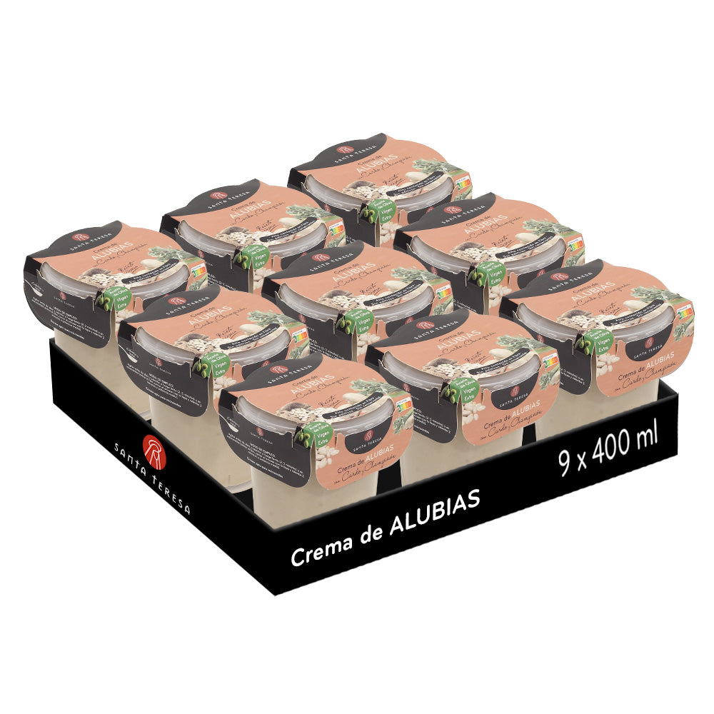 Pack De 9 Cremas De Alubias Con Cardo Y Champiñón 3.600ml_0