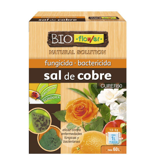 Fungicida bactericida Sal de Cobre 6 x 15 g BioFlower