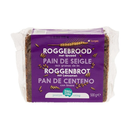 Pan integral de centeno con lino Terrasana 500 g