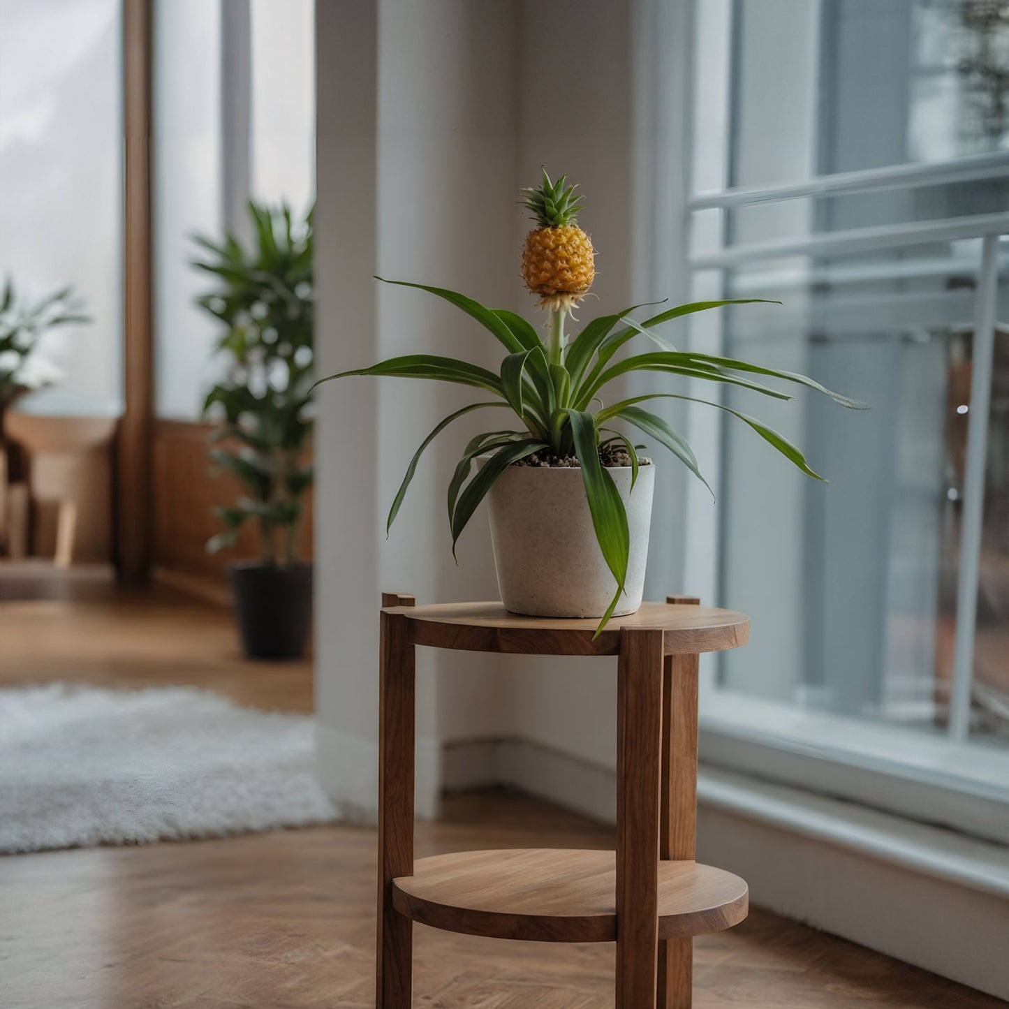 Planta De La Piña - Ananas Comosus 'mi Amigo' - Altura 35-45cm - ⌀12cm