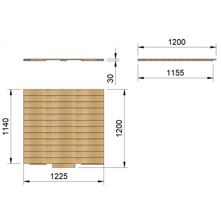 Suelo De Madera Para Casita Masgames Lollipop Xl Horeca.
