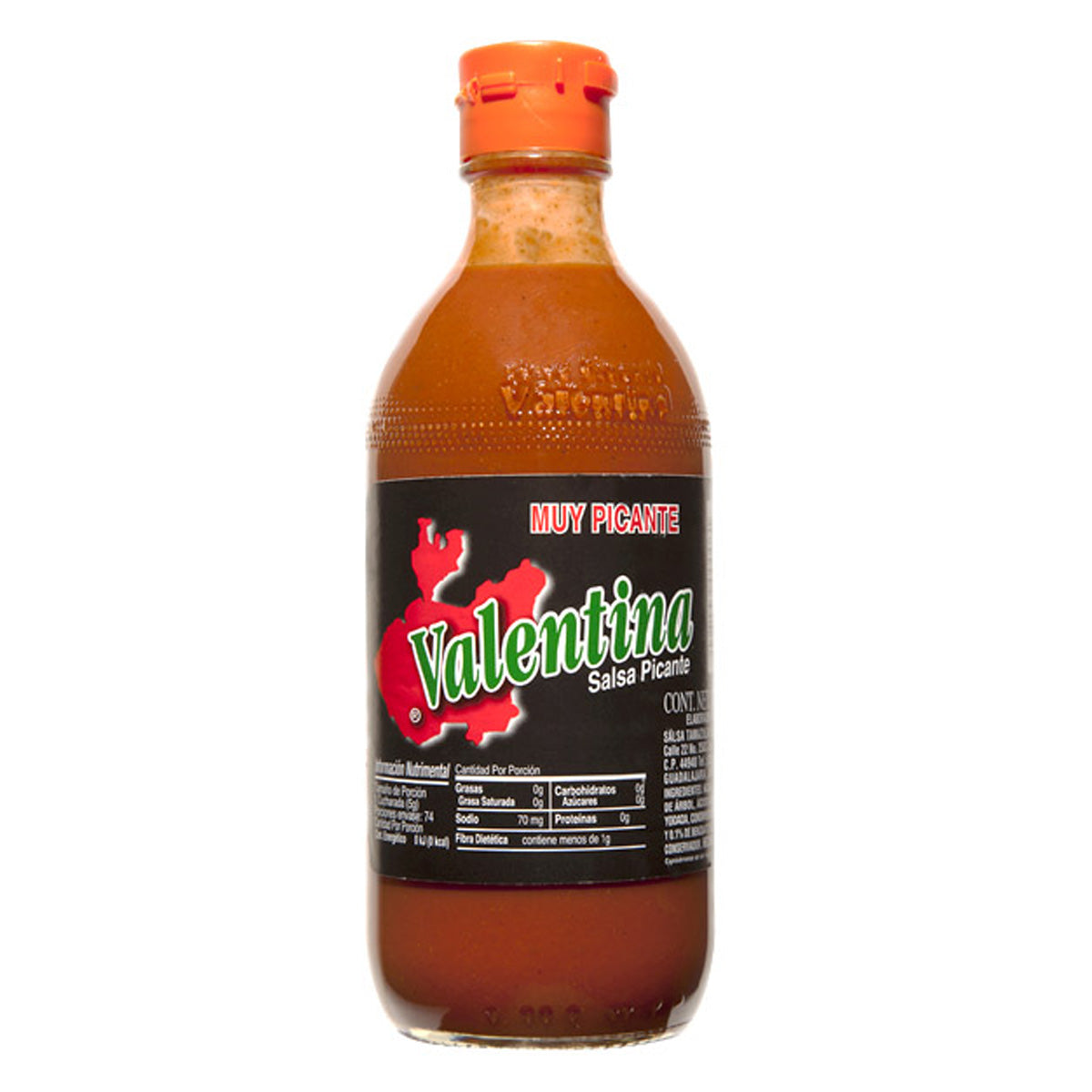 Salsa Muy Picante (Etiqueta Negra) Valentina 370ml