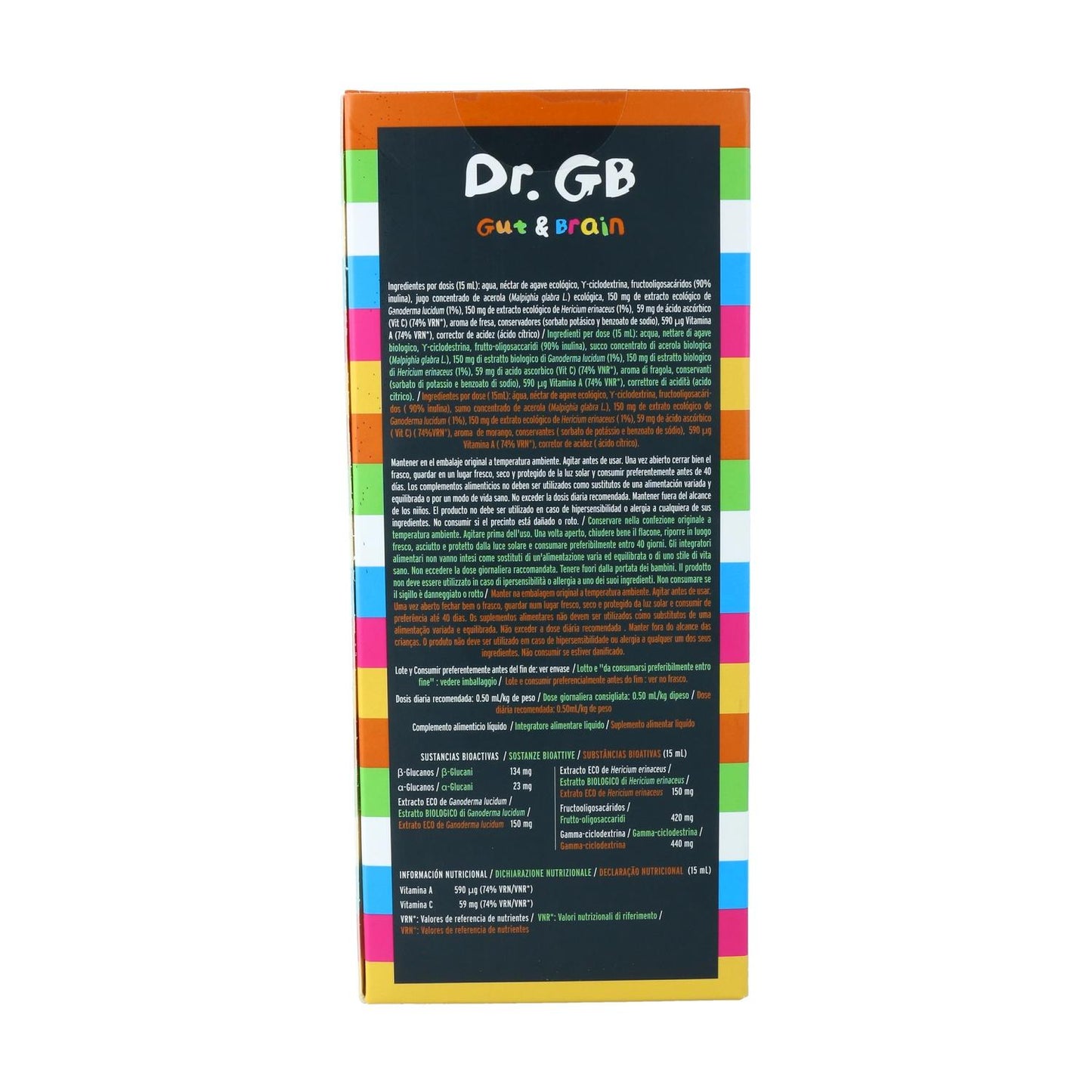 Jarabe infantil Dr. Gut & Brain GB Hifas da Terra 250 ml