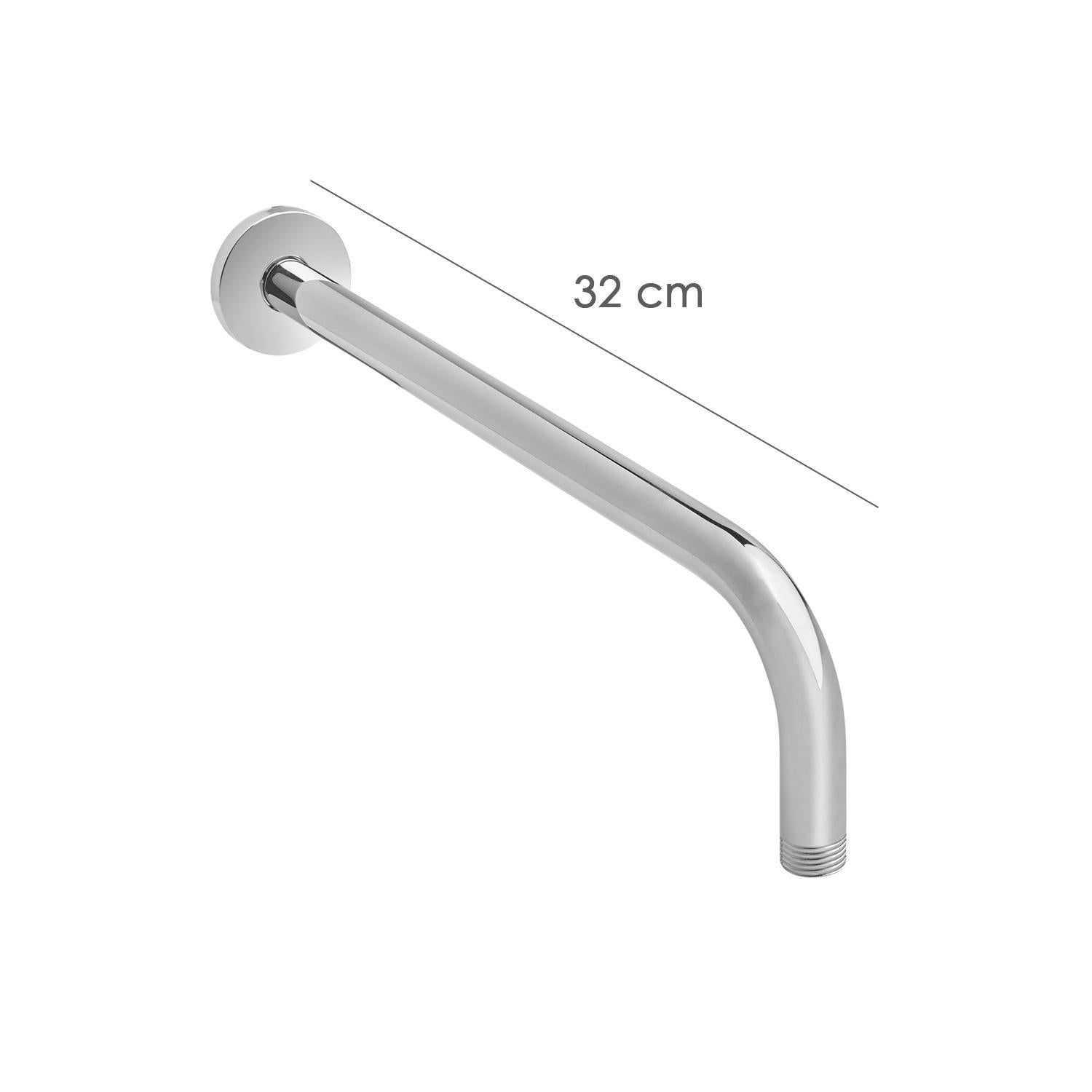 Brazo Ducha Laton  1/2 X 37+7 Cm. Angulo Recto.