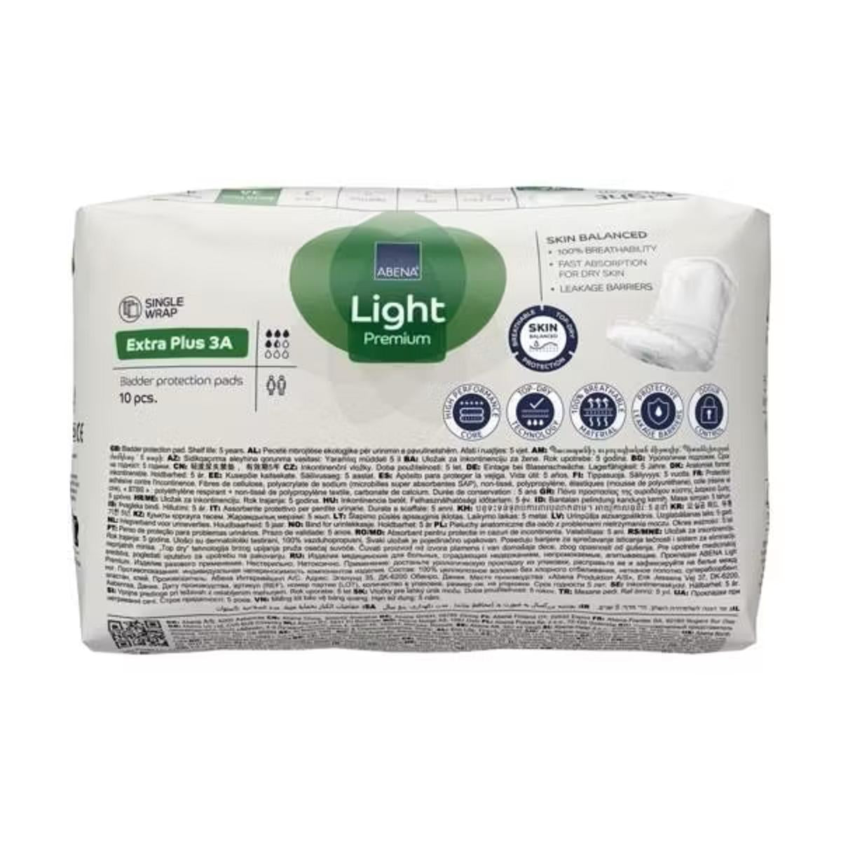 Compresa incontinencia Extra Plus 3 ABENA 10 Uds