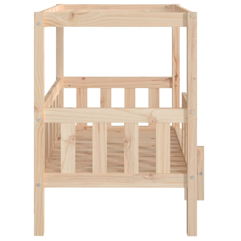 Vidaxl Cama Para Perros Madera Maciza De Pino 95,5x73,5x90 Cm_5