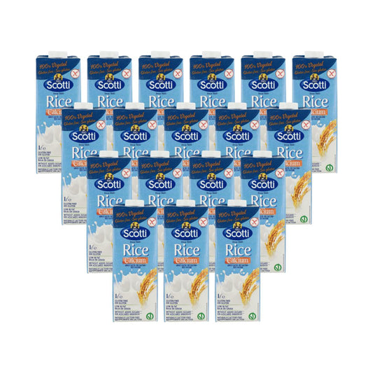 Bebida de Arroz y Calcio PACK x 18 uds Scotti 1L