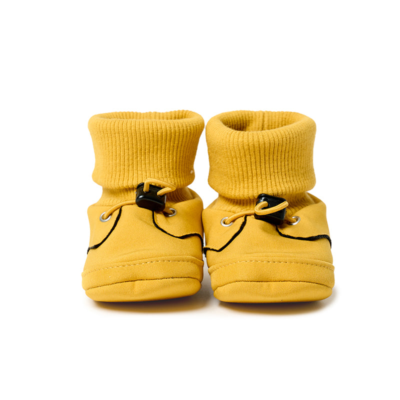 Booties De Porteo, Momawo, Color Mustard. Talla 1