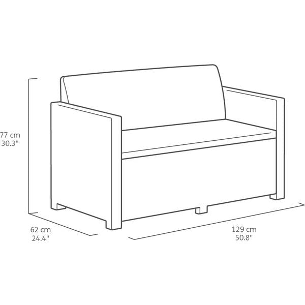 Set de muebles Victoria Lounge Grafito
