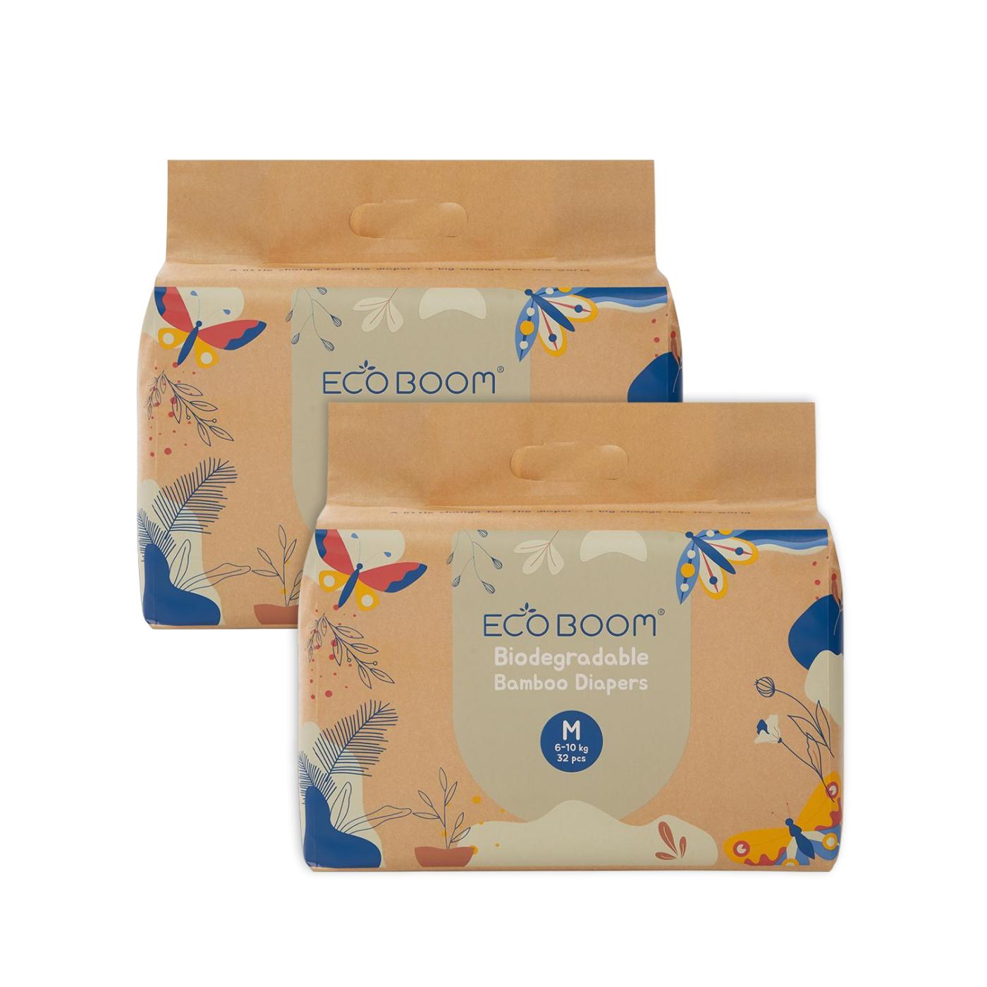Pack Ahorro Pañal de Bambú Ecoboom T3 64 uds