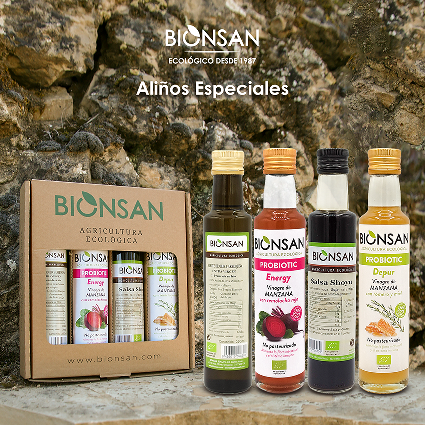 Pack 4 Aliños Especiales Eco Con Shoyu Bionsan_5