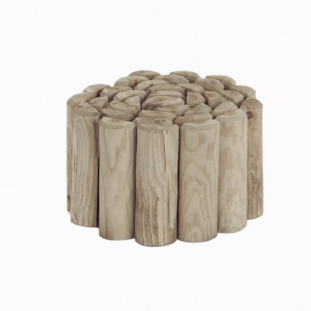 Bordura madera 150x20xø5 cm Talos Roll Nortene