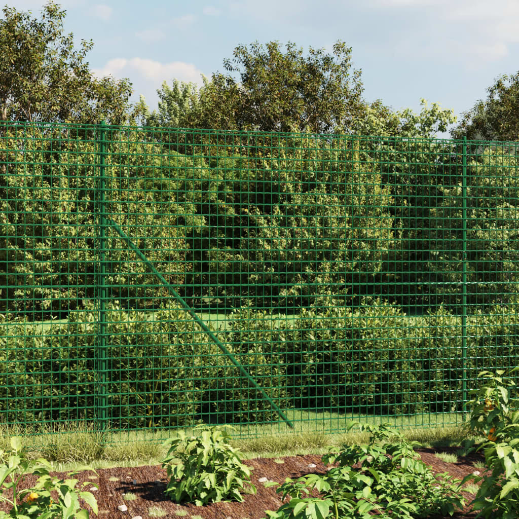 Cerca De Alambre De Acero Galvanizado Verde 2,2x10 M / Vetonek_4