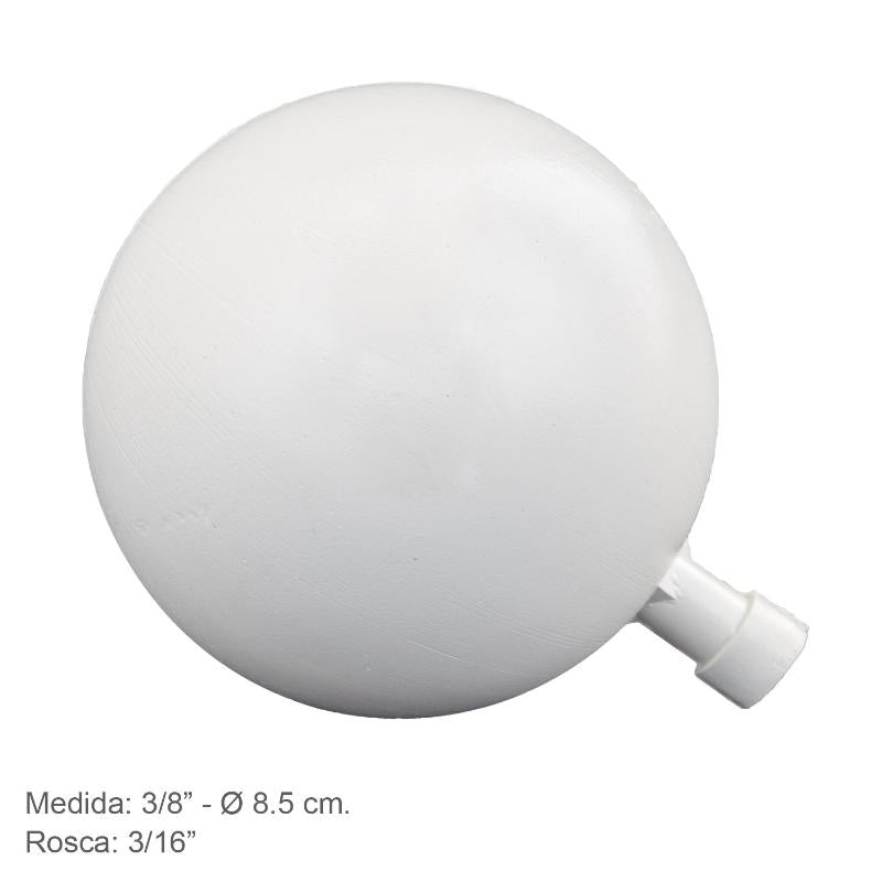 Boya Plastico 3/8 X 8,5 Ø Cm. Rosca 3/16