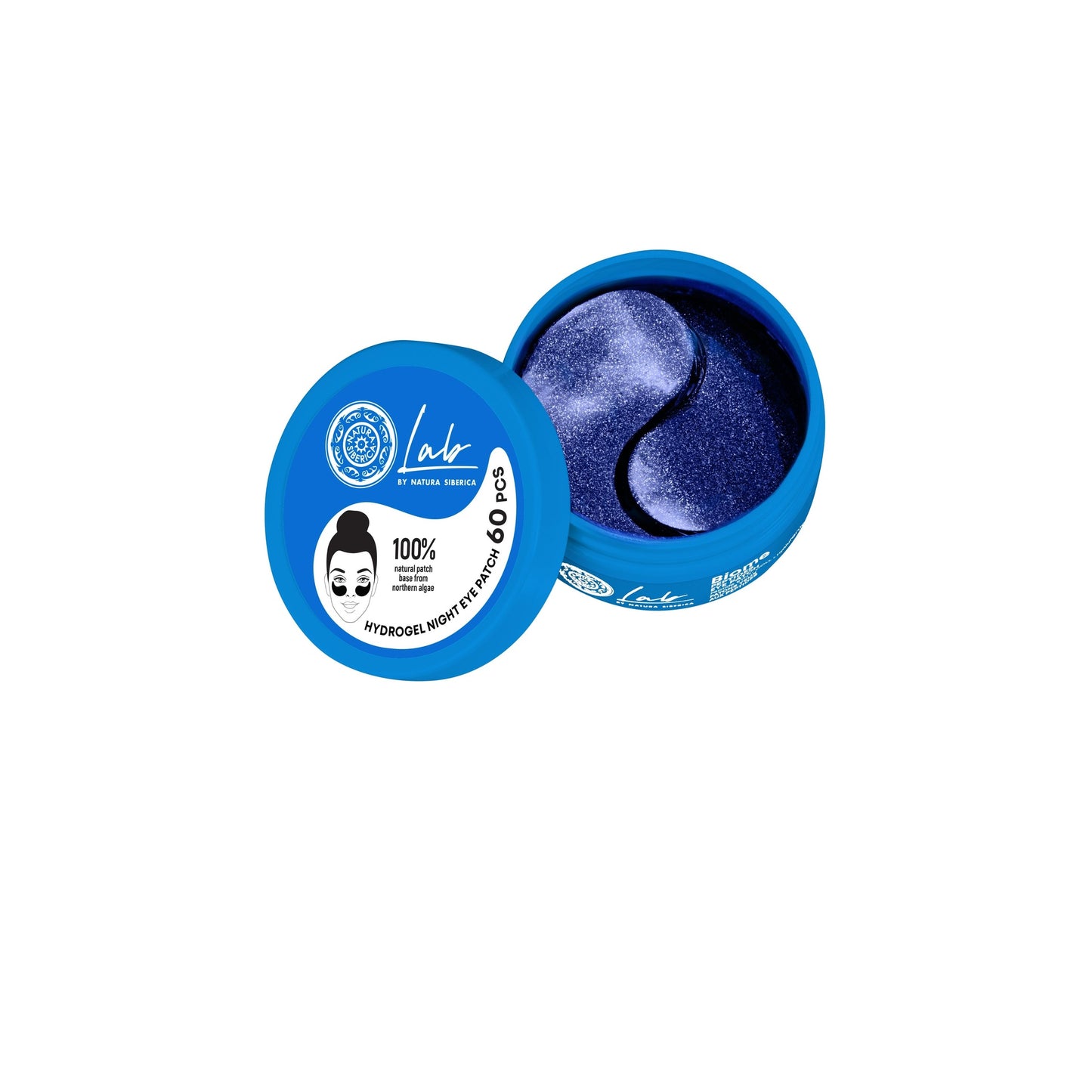 Parches de noche iluminadores e hidratantes para el contorno de los ojos Natura Sibérica 60 pcs