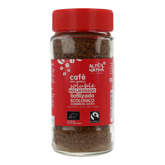 Café soluble Descafeinado Liofilizado Bio Alternativa, 100g