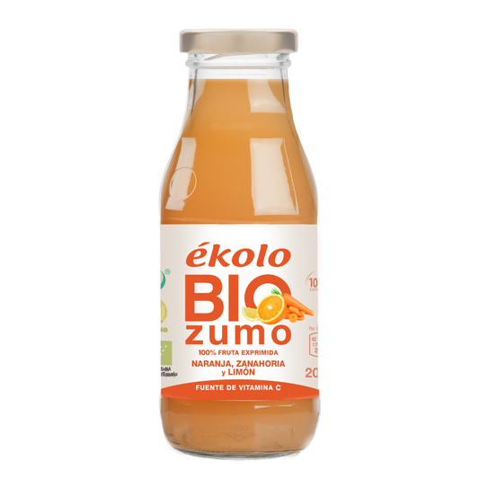 Zumo de naranja con zanahoria BIO Ékolo 200 ml