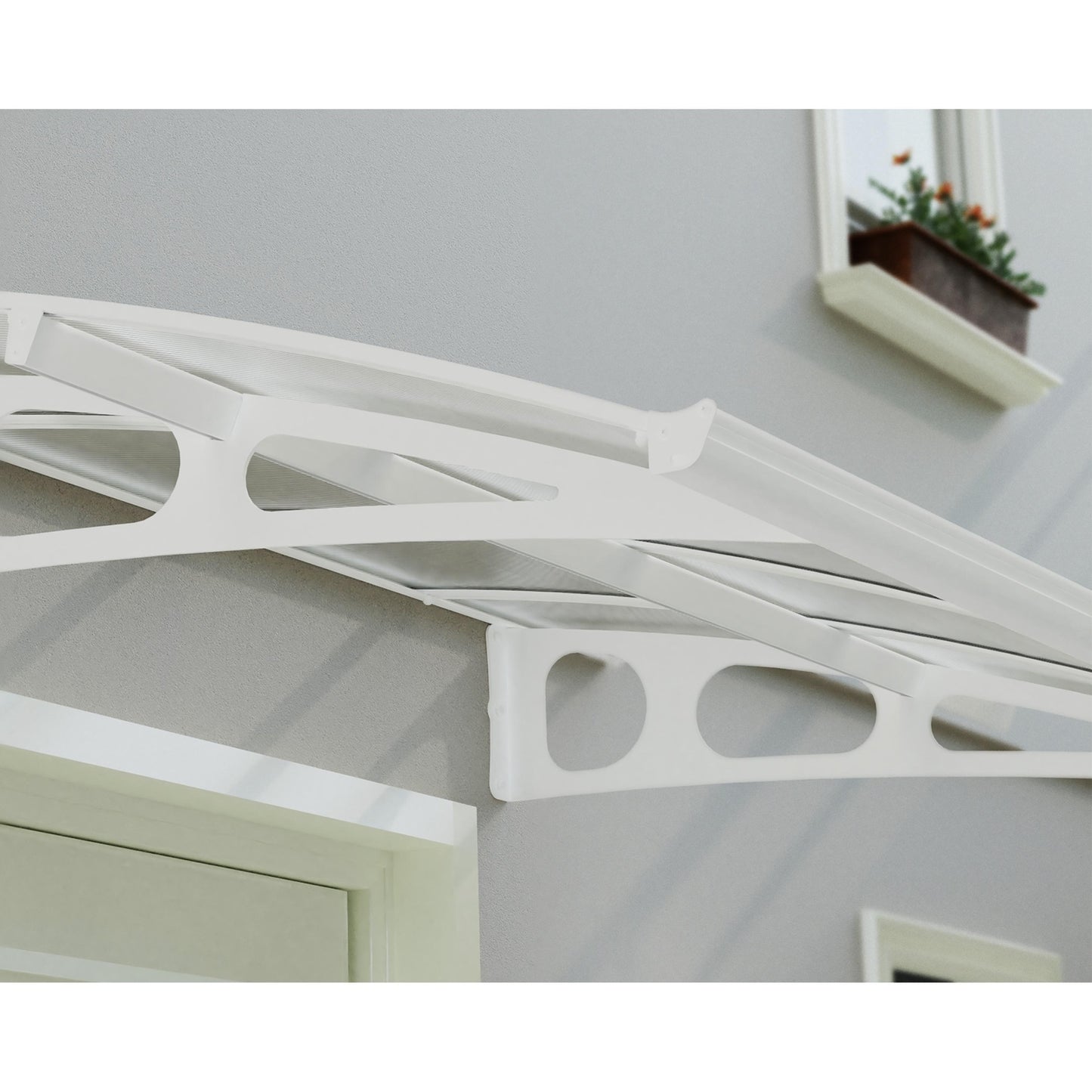 Marquesina para puerta Bordeaux 670x140 cm Dople Capa