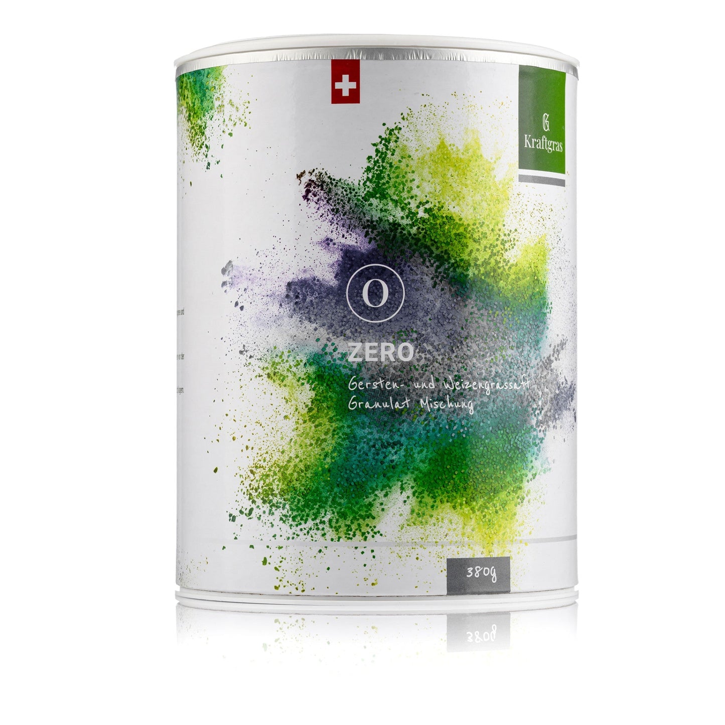 Kraftgras - Zero: polvo granulado de jugo de trigo y cebada (380 g) - vegano y natural_0