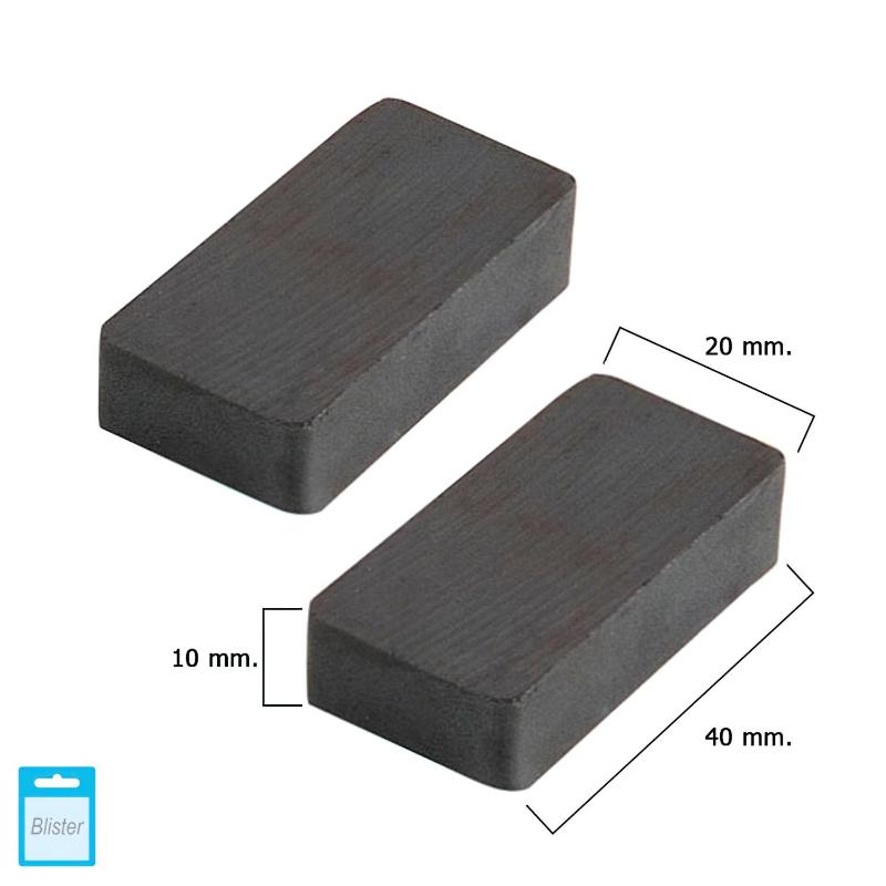 Iman Wolfpack Ferrita Rectangular 40x20x10 Mm. (blister 2 Piezas)_0