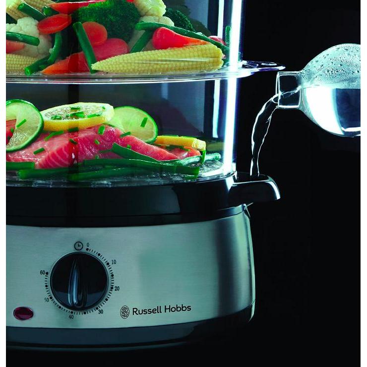 Vaporera de 3 recipientes Cook@Home Russell Hobbs