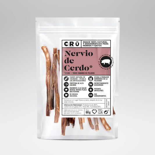 Nervio De Cerdo Deshidratado - Snack 100% Natural Para Perro
