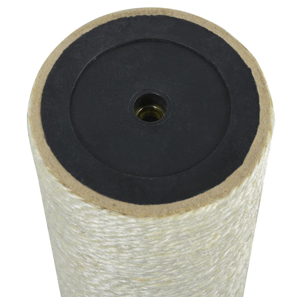 Vidaxl Poste Rascador Para Gatos 8x35 Cm 8 Mm Beige_1
