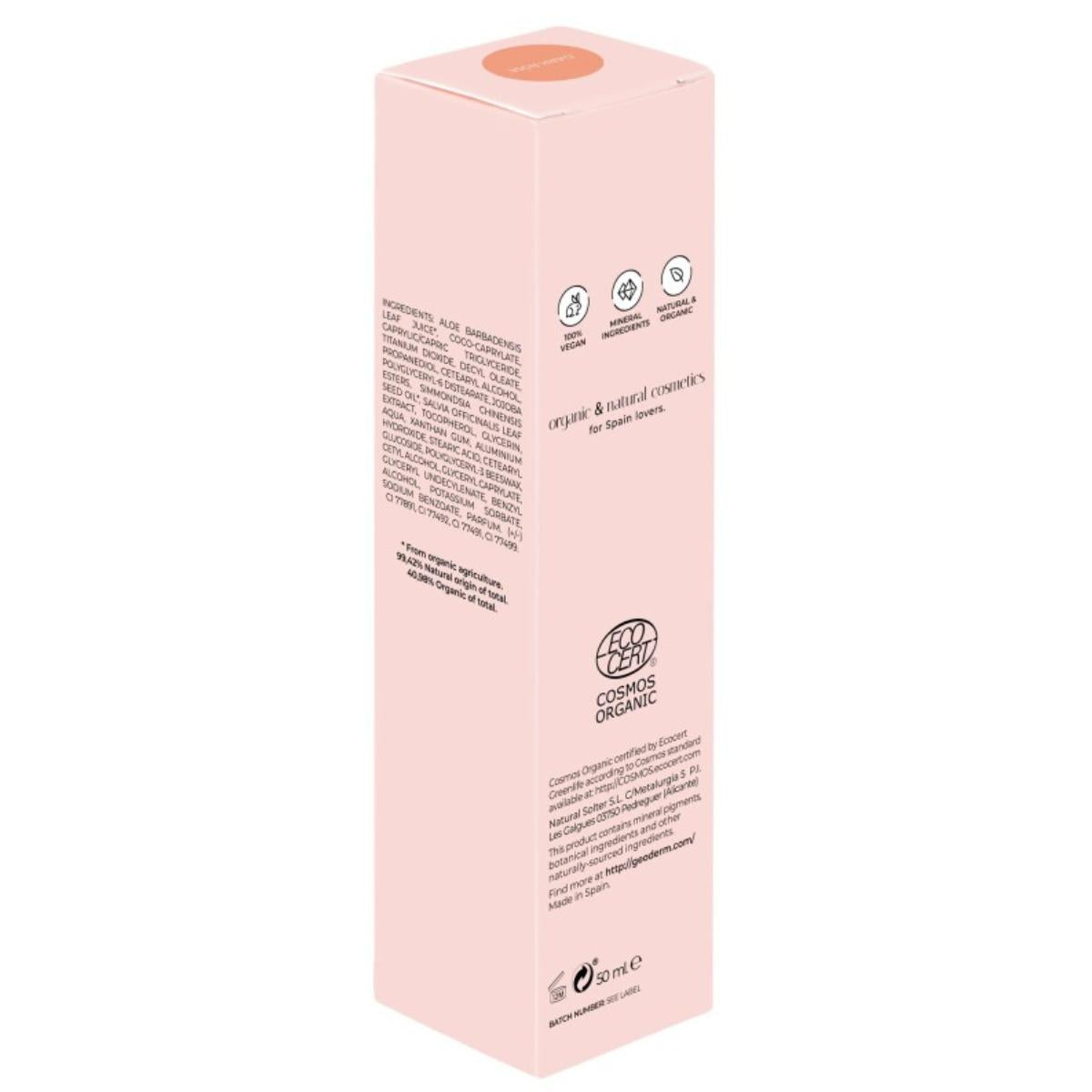 Base líquida Medio/Dark Rosé (Orgánico y BIO) Geoderm 50 ml