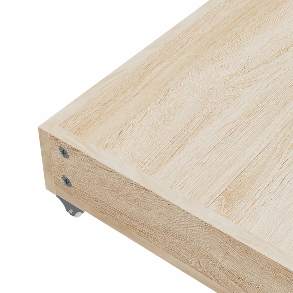 Cajones De Cama 2 Uds Madera De Ingeniería Y Tela Gris Claro / Vetonek_5