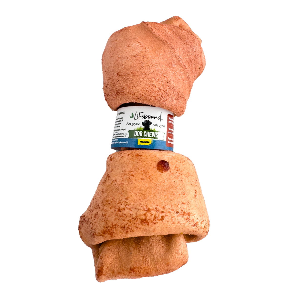 Lifebound - Hueso Masticable Natural Para Perros De Cuero De Ternera En Forma De Hueso Sabor Cordero - 10 Piezas L