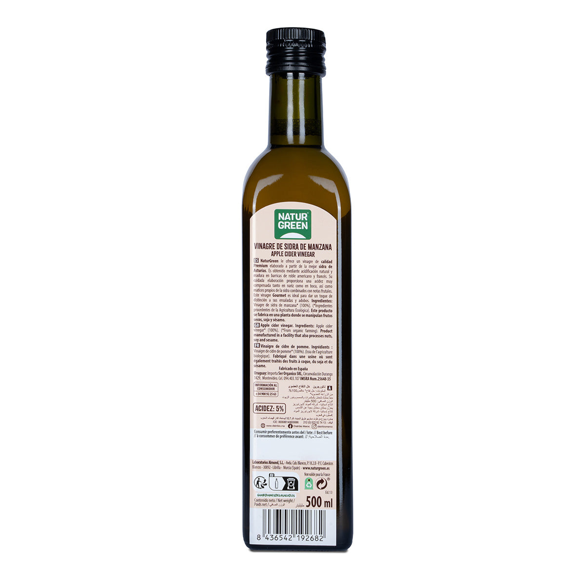 Vinagre de Manzana Bio NaturGreen 500 ml