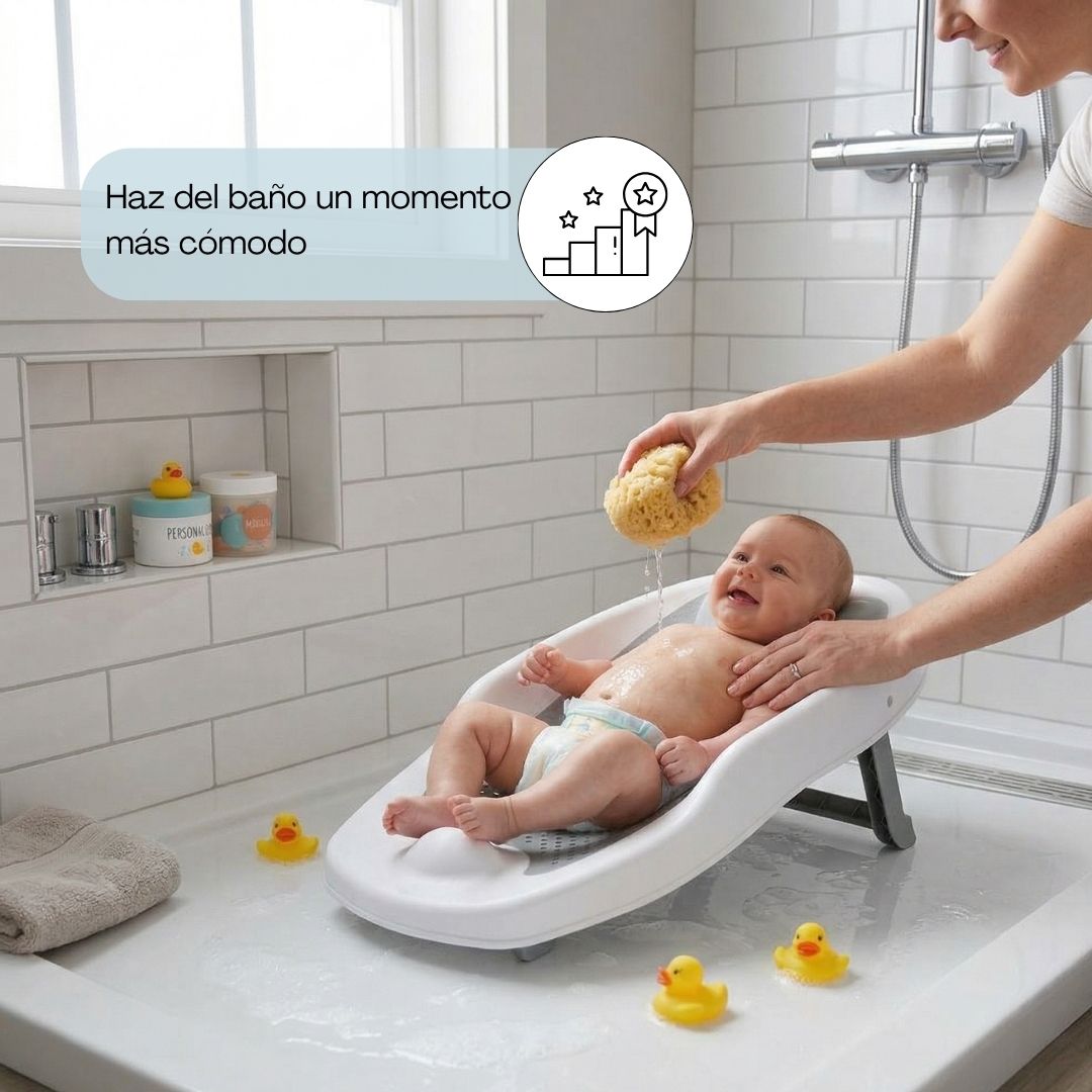 Bathby Cojín De Baño Para Bebé Almohada Flotante Y Antideslizante Apoyo Ergonómico Para La Bañera_5
