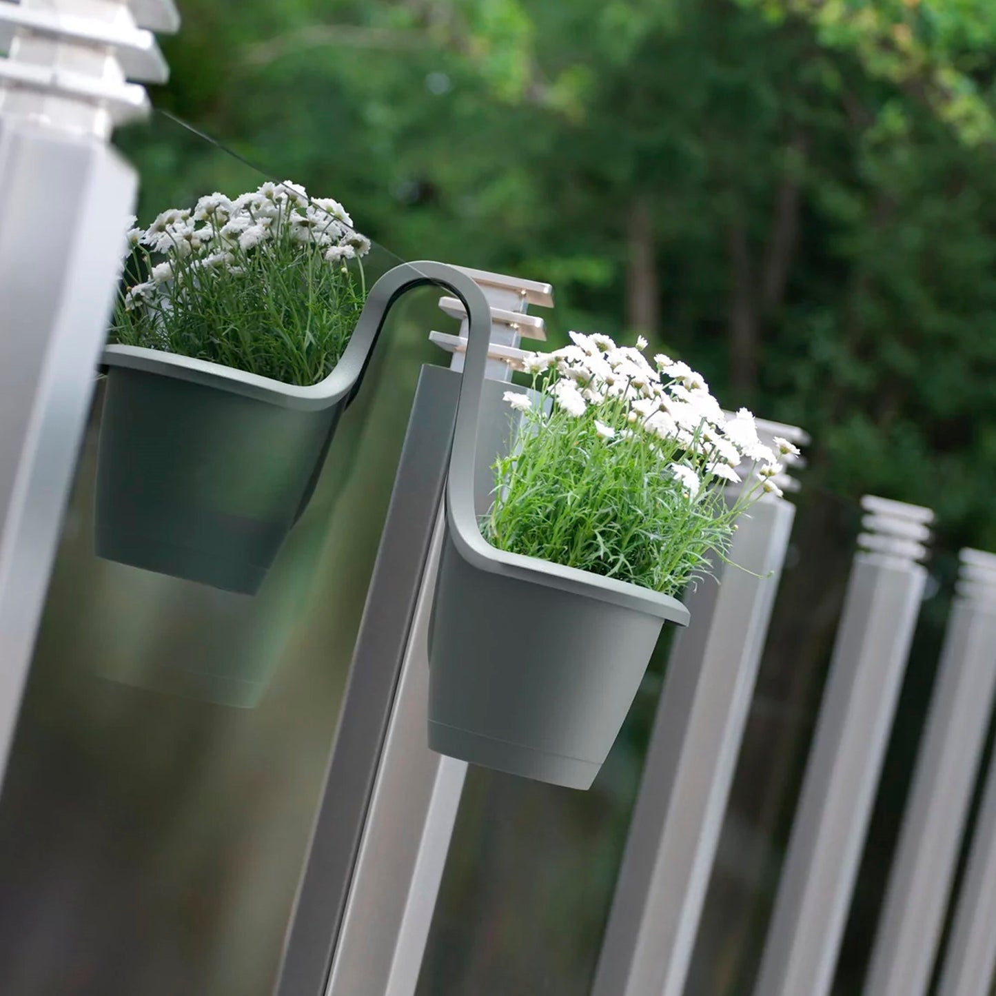 Maceta Respana Railing 13l., Dimensiones (mm) 398x298x209, Color Antracita_4