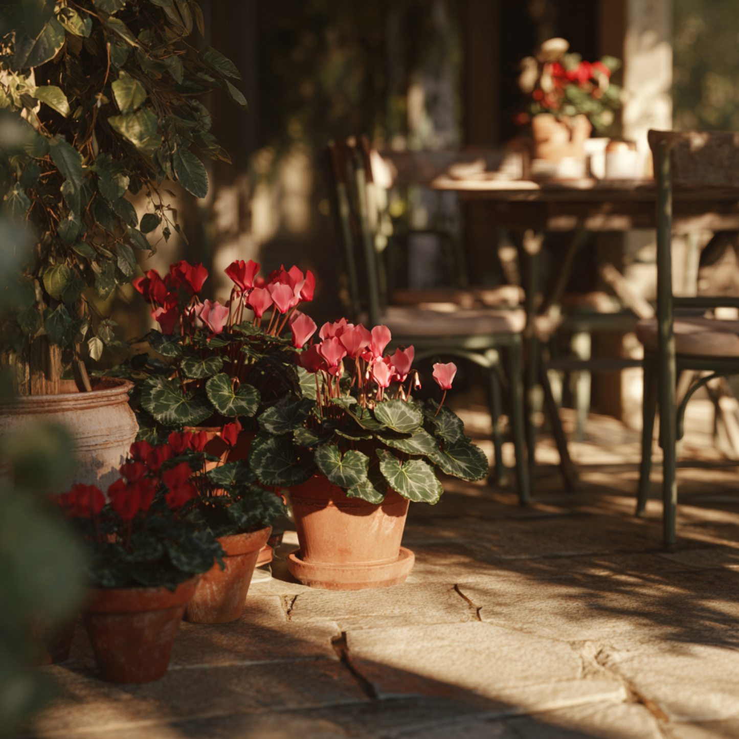 Violeta De Persia - 6 Pzs - Cyclamen 'winfall Scarlet' - Altura 10-20cm - ⌀9cm_4