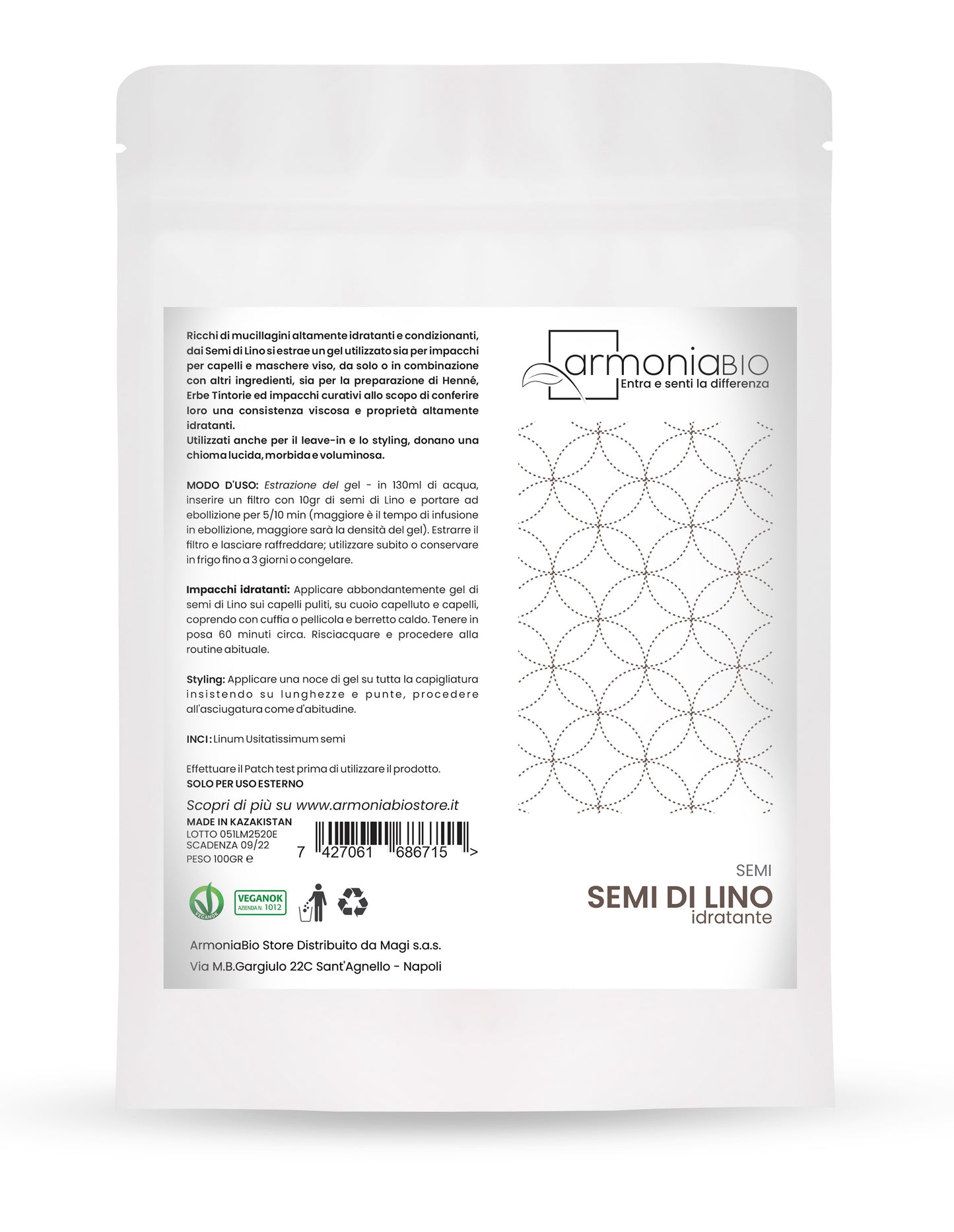 Polvo Semi Di Lino Armoniabio 100g_1