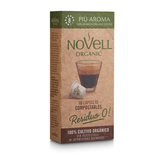 Cápsulas compostables de café Nespresso Più aroma 10 ud