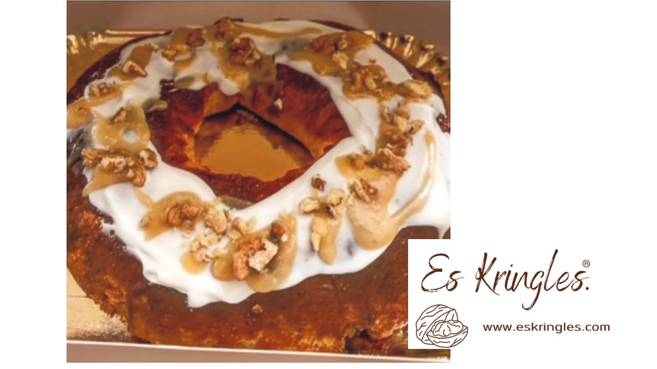 Eskringles- nueces, caramelo a la sal y glaseado talla- M