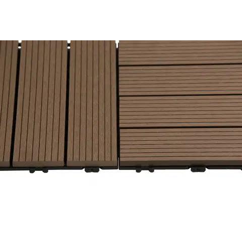 Pack 5 Baldosas de composite Durafloor 50x50 Dioco Chocolate 1,25 m2